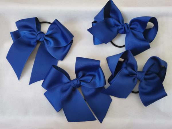 Extra Large School Bow Hair elastic/clip