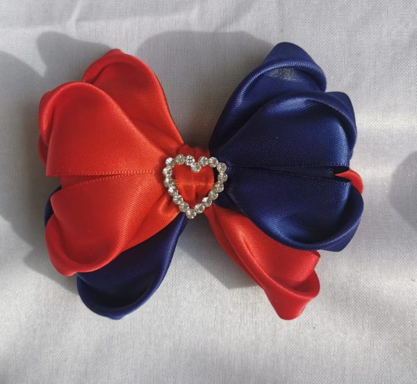 LOVE heart bow hair clip - Image 11