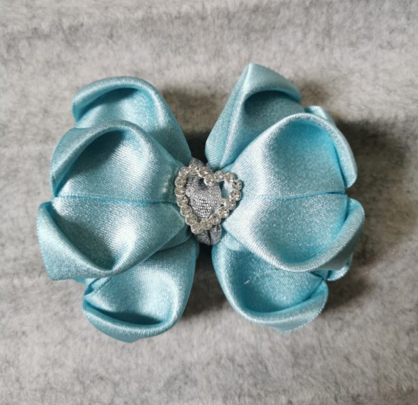 LOVE heart bow hair clip - Image 7