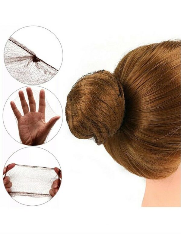 Invisible Dance Hair Net Elastic Edge Mesh Net Bun Cover.