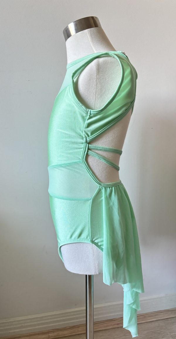 Custom design mint green Lyrical dance costume base  - Image 5